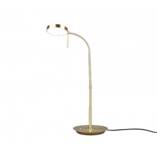 TRIO-Lighting Monza LED table lamp matt brass gaismeklis