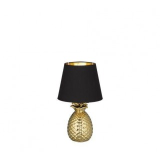 TRIO-Lighting Pineapple table lamp 35 cm E14 gold/black gaismeklis