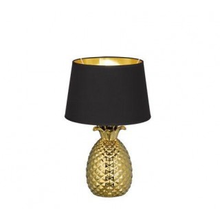 TRIO-Lighting Pineapple table lamp 43 cm E27 gold/black gaismeklis