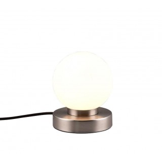 TRIO-Lighting Prinz II table lamp E14 brushed steel gaismeklis