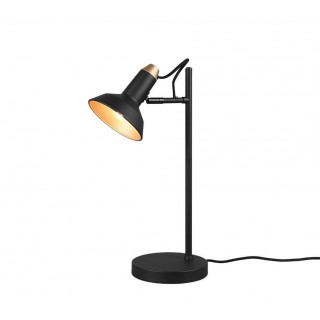 TRIO-Lighting Roxie table lamp E14 matt black/gold gaismeklis