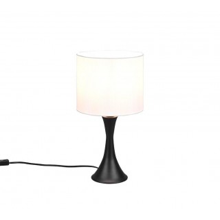 TRIO-Lighting Sabia table lamp 37 cm E27 matt black/white gaismeklis