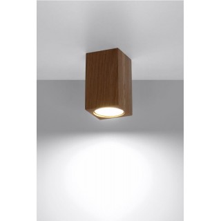 Ceiling lamp KEKE 10 oak gaismeklis