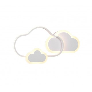 Trio-Lighting Cloudy LED  matt white RGBW griestu lampa