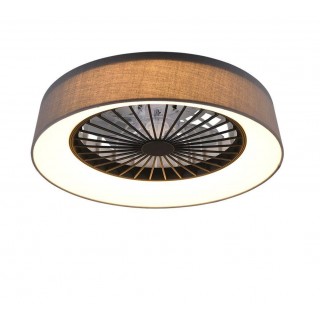 Trio-Lighting Farsund LED ceiling fan grey griestu lampa