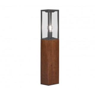 Trio-Lighting OUTDOOR Garonne stabiņš E27 80 cm wood/anthracite