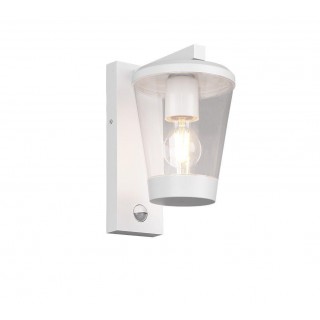 Trio-Lighting Cavado E27 matt white  lampa ar kustības sensoru