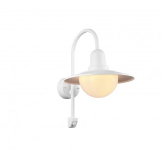 Trio-Lighting Norman E27 matt white  lampa ar kustības sensoru