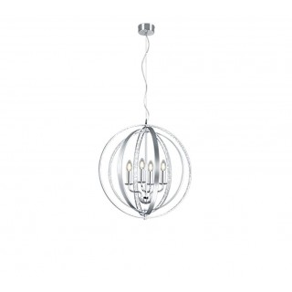 Trio-Lighting Candela chandelier 4xE14 brushed aluminium lustra