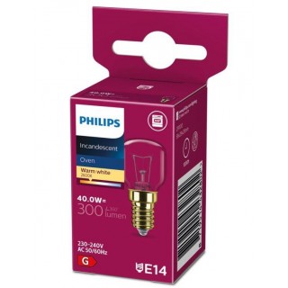 Philips App 40.0W E14 230-240V T29 OV 1PF/10 spuldze