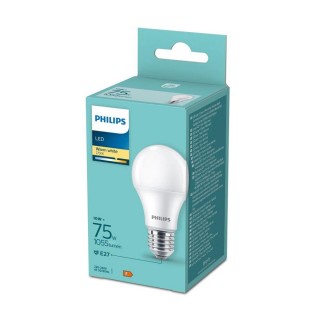 Philips LED 10W (75W) A60 E27 2700K matēta spuldze 8720169253841