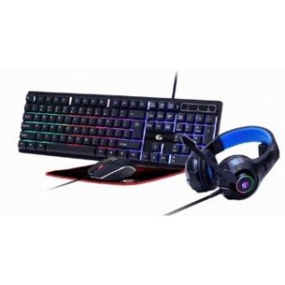 Gembird 4-in-1 Backlight Ghost Kit Keyboard + Headphones + Mouse + Mouse Pad