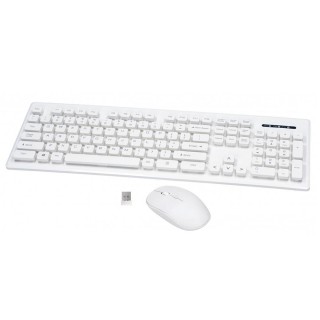 Rebeltec WHITERUN Wireless Set Keyboard + Mouse