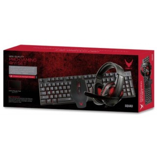 Varr VG4IN1SET01 PRO Gaming 4in1 Set / Keyboard / Mouse / Headset / Mouse Pad / ENG