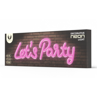 Forever Light FPNE20 LET'S PARTY Neon LED Sighboard