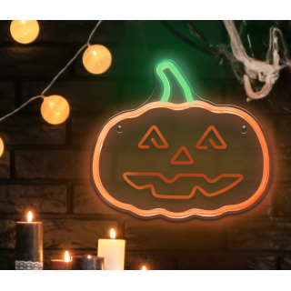 Forever Neolia PUMPKIN WITH STEM Neon LED Sighboard