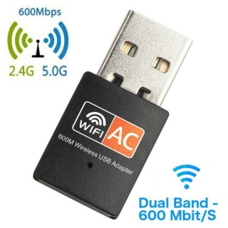 RoGer USB WiFi Dual Band Adapteris 802.11ac / 600mbps / RTL8811cu