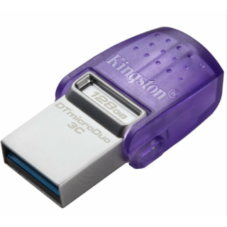 Kingston 128GB  microDuo 3C USB Type-A + USB Type-C Zibatmiņa