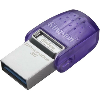 Kingston 64GB microDuo 3C  USB Type-A + USB Type-C Flash Memory
