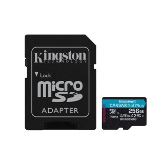 Kingston microSDXC Canvas Go! Plus 256GB Карта памяти + Adapter