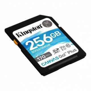 Kingston microSDXC Canvas Go! Plus 256GB Atmiņas karte + Adapteris