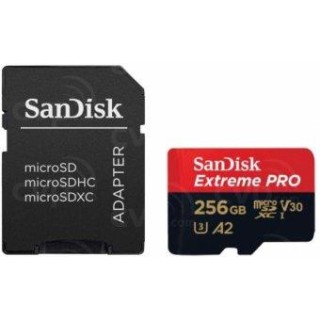 Sandisk MicroSDXC 256GB + SD adapter Memory Card