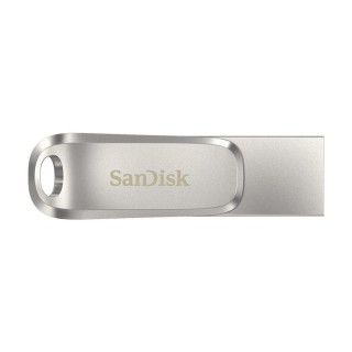 SanDisk Ultra Dual Drive Luxe USB flash drive 32 GB USB Type-A / USB Type-C 3.2 Gen1 Stainless steel