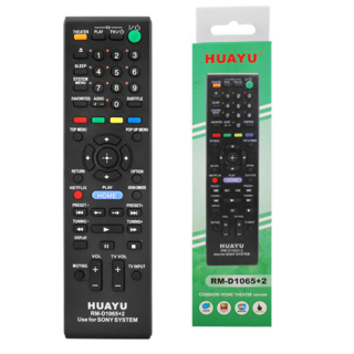 HQ LXP1065 TV Pults SONY DVD / AUX / Black