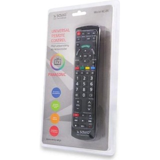 Savio RC-06 Universal Remote For Panasonic TV Black
