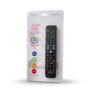 Savio RC-09 Universal Remote For Samsung Smart TV Black