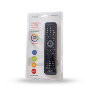 Savio RC-10 Universal Remote For Philips TV Black
