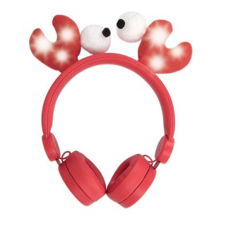 Forever AMH-100 Craby Universal Headphones For Childs With Cable 1.2m / LED Animal Ears