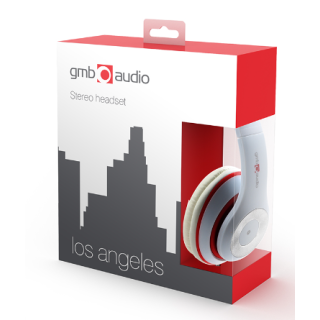 Gembird MHS-LAX-W Los Angeles Headphones