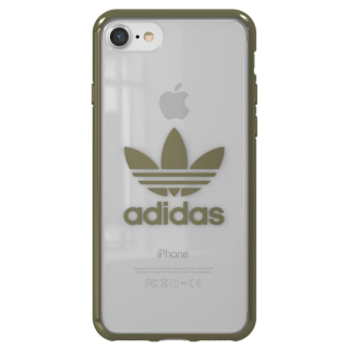 Adidas Clear Case Silikona Apvalks Priekš Apple iPhone 7 / 8 Caurspīdīgs - Zaļš