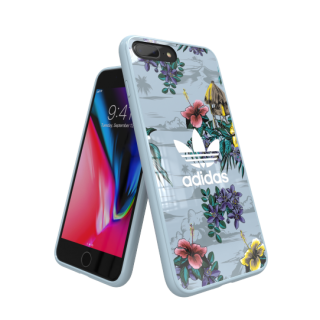 Adidas Floral Case Plastikāta Apvalks Priekš Apple iPhone X / XS Zils