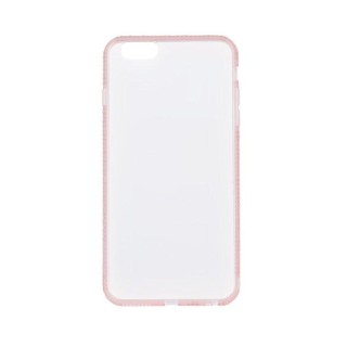 Beeyo Diamond Frame Silicone Back Case For Samsung A310 Galaxy A3 (2016) Transparent - Pink