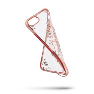 Beeyo Elegant Silicone Back Case For Samsung G900 Galaxy S5 Transparent - Pink