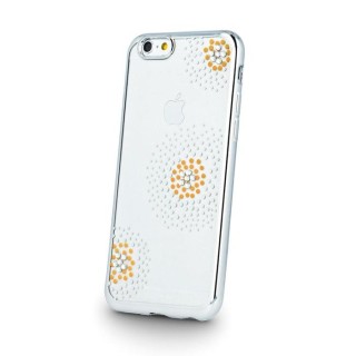Beeyo Flower Dots Silicone Back Case For Huawei Y6 / Y5 (2017) Transparent - Silver