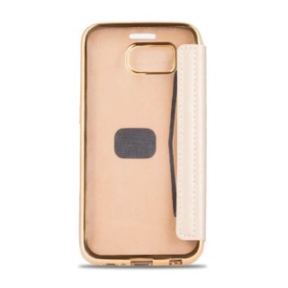 Beeyo Glamour Book Case For LG K100 K3 Gold