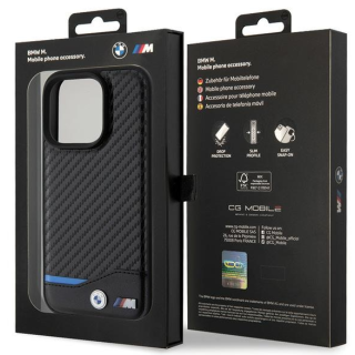 BMW PU Carbon Case for Apple iPhone 15 Pro Max