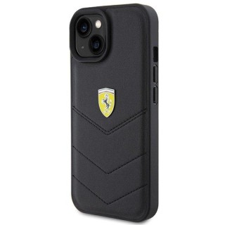 Ferrari Quilted Metal Logo Back Case Защитный Чехол для Apple iPhone 15