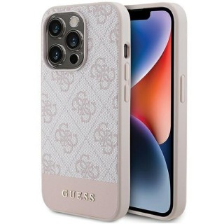 Guess GUHCP15LG4GLPI Aizmugurējais Apvalks priekš Apple iPhone 15 Pro