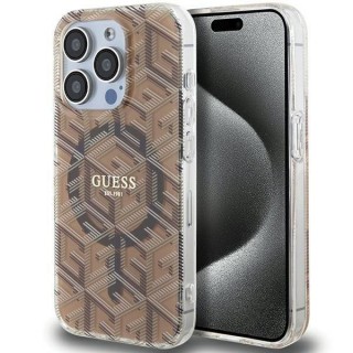 Guess GUHMP15XHGCUSTGW Aizmugurējais Apvalks Priekš Apple iPhone 15 Pro Max