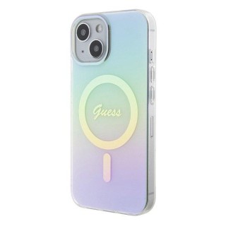 Guess IML Iridescent MagSafe Back Case for Apple iPhone 15