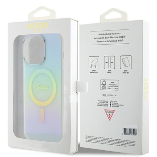 Guess  IML MagSafe Iridescent Case Защитный Чехол для Apple iPhone 15 Pro