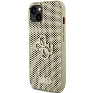 Guess Perforated 4G Glitter Back Case for Apple iPhone 15