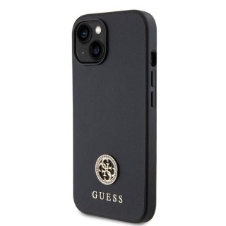 Guess Strass Metal Logo Back Case for Apple iPhone 15 Plus