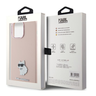 Karl Lagerfeld KLHCP15MSMHCNPP Back Case for Apple iPhone 15 Plus / 14 Plus