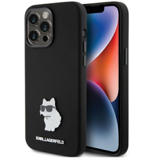 Karl Lagerfeld KLHCP15XSMHCNPK Aizmugurējais Apvalks Priekš Apple iPhone 15 Pro Max