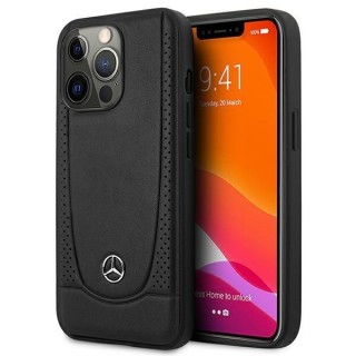 Mercedes Leather Urban Back Case for Apple iPhone 15 Pro